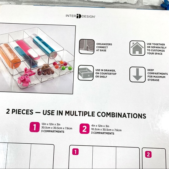 InterDesign Interlocking Drawer Organizers 2-Pc - Picture 7 of 10